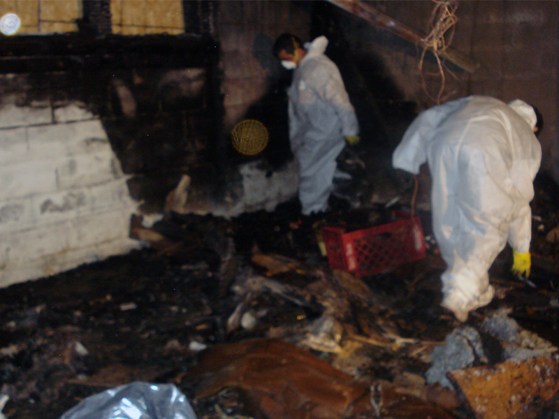 911 fire Damage cleanup 1