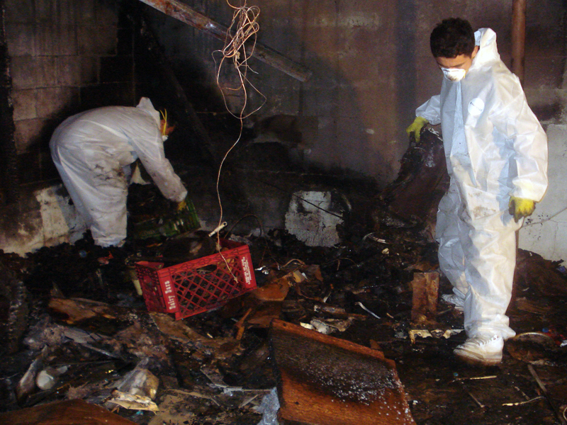 911 fire Damage cleanup 2